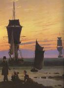 Caspar David Friedrich detail The Stages of Life (mk10) oil painting reproduction
